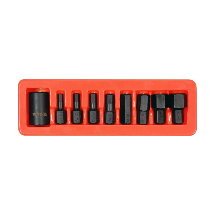 ZESTAW UDAR. KLUCZY TRZP. HEX 1/2"