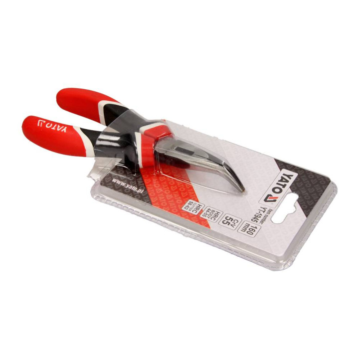 SZCZYPCE WYDŁUŻONE WYGIĘTE, CRV, 160MM, TRÓJKOLOR. RĘKOJEŚCI