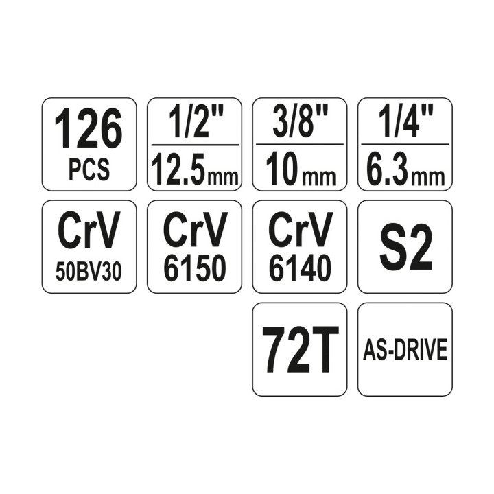 ZESTAW NARZĘDZIOWY 126CZ.