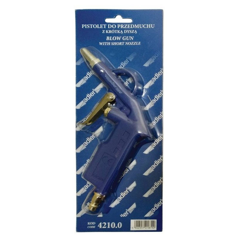 Pistolet do przedmuchu w blistrze