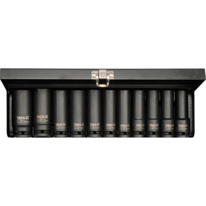 ZESTAW NASADEK UDAROWYCH DŁUGIE 1/2", 10-24MM