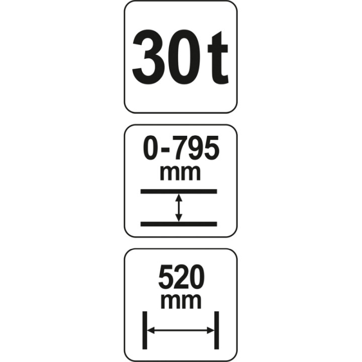 PRASA HYDRAULICZNA 30T