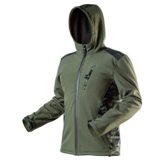 KURTKA SOFTSHELL CAMO, XL