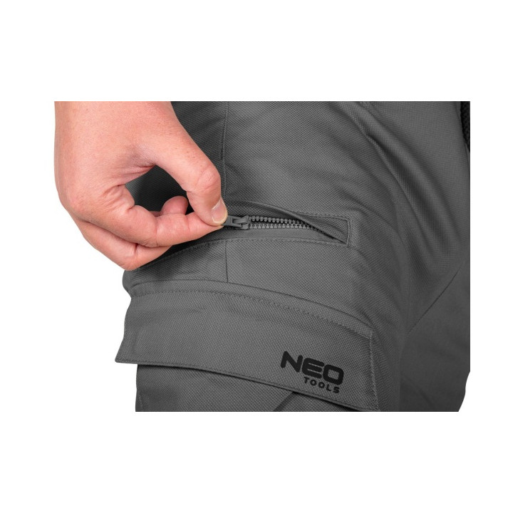 SPODNIE ROBOCZE OUTDOOR, TYPU JOGGER, SZARE, ROZMIAR L