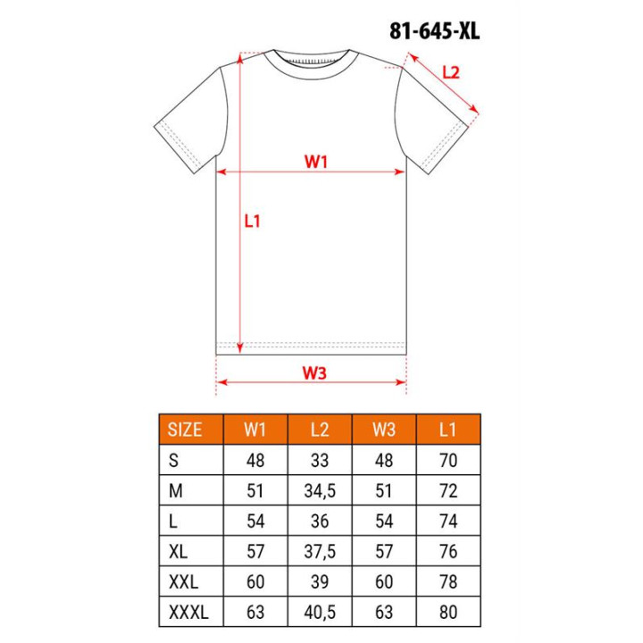 T-SHIRT OUTDOOR, GÓRY, ROZMIAR XL