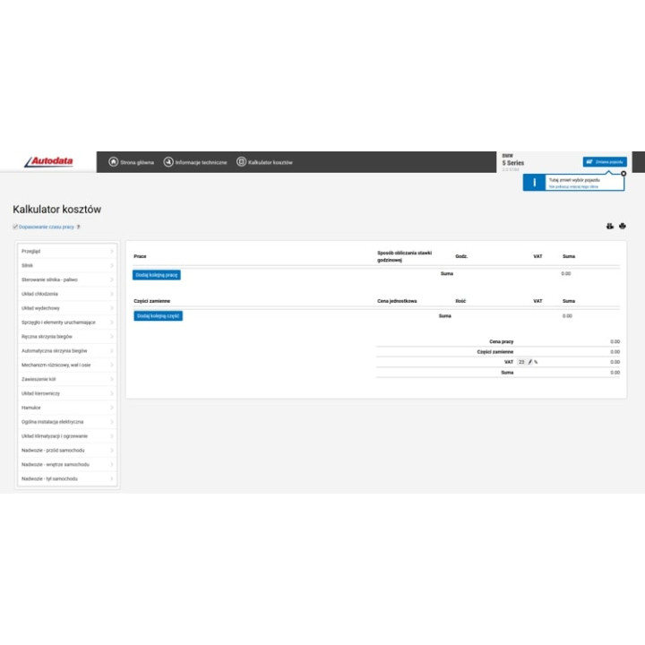 AUTODATA ONLINE 3 NA 2 STANOWISKA