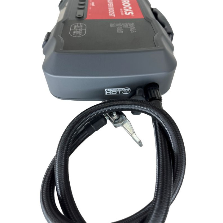 BOOSTER, URZĄDZENIE ROZRUCHOWE Z KOMPRESOREM, 12V-1000/2000 A - 10 BAR - 55,5 WH