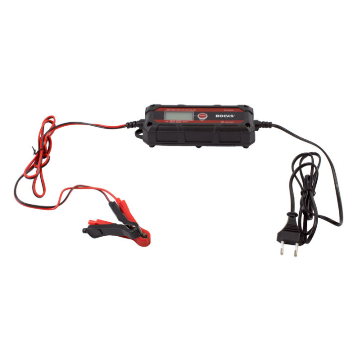 PROSTOWNIK ELEKTRONICZNY, INTELIGENTNY SMART 6/12V - 4 A - 120 AH, LCD