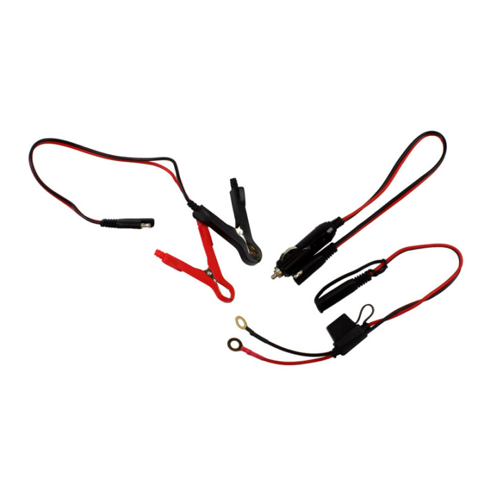 PROSTOWNIK ELEKTRONICZNY, INTELIGENTNY SMART 12/24V - 8 A - 230 AH, LCD, ZESTAW DODATKOWYCH AKCESORIÓW