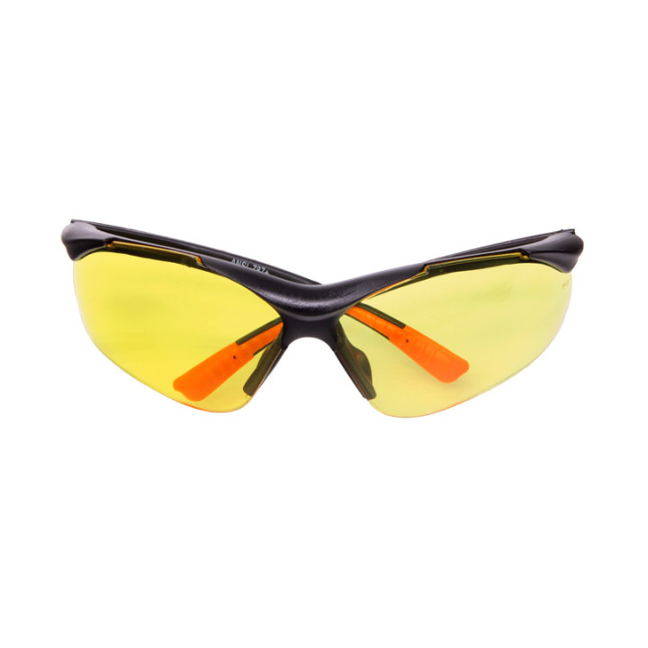 OKULARY OCHRONNE UV, KONTRASTOWE, ŻÓŁTE