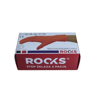 RĘKAWICE NITRYLOWE STRONG ORANGE XL, KPL 50 SZT