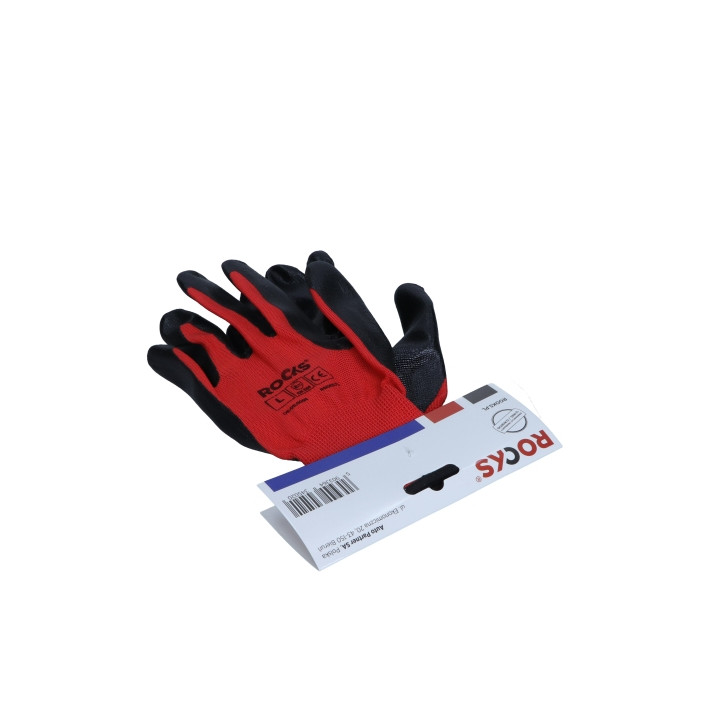 RĘKAWICE POLYESTER-NITRILLE, ROZMIAR L, 1 PARA ROBOCZE