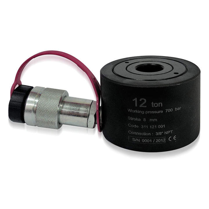 SIŁOWNIK HYDRAULICZNY 12T, SKOK 8 MM