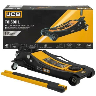 PODNOŚNIK HYDRAULICZNY SAMOCHODOWY NISKOPROFILOWY 4T ŻABA DWUTŁOKOWY 96-595MM NOŻNY PEDAŁ JCB (65573)
