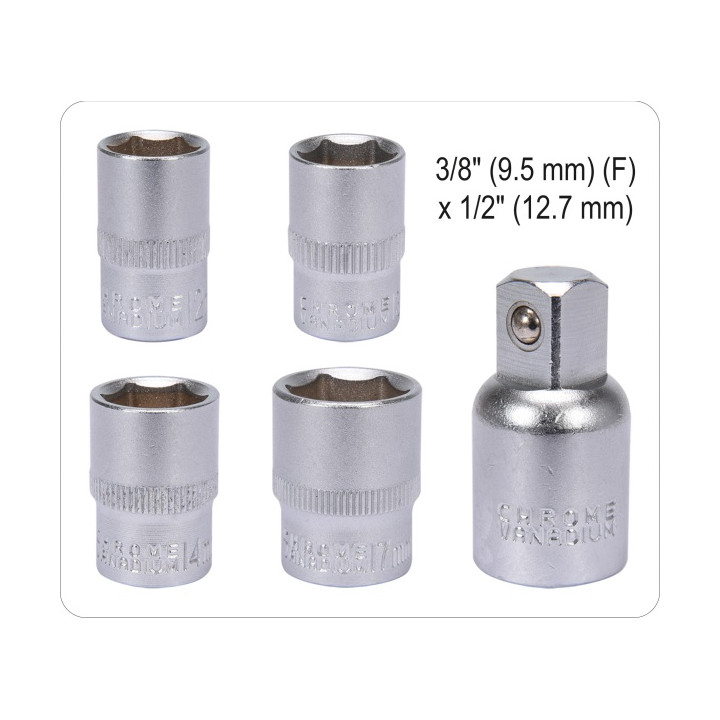 GRZECHOTKA UDAROWA 3/8"-1/2" 45 NM 12V (2,0AH, 1H)