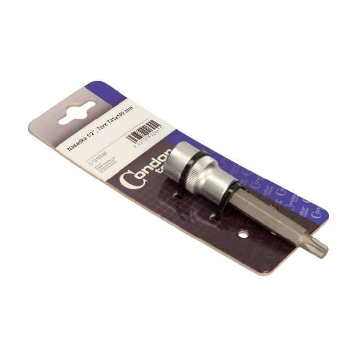 NASADKA 1/2" Z KOŃCÓWKĄ TORX T45 X 100 MM