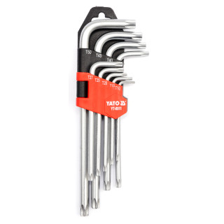 KLUCZE IMBUSOWE TORX T10-T50, 9CZ.