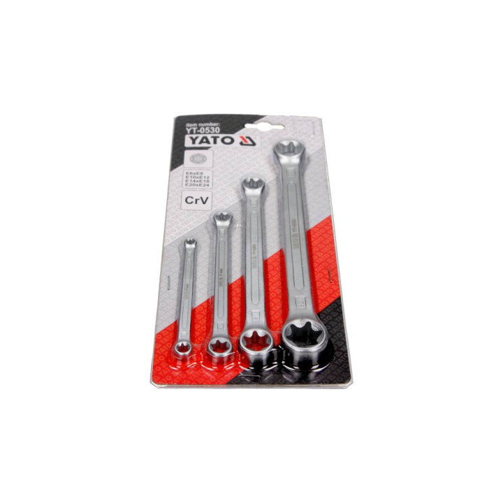 KLUCZE OCZKOWE TORX CR-V.4CZ E6-E24