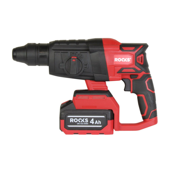 20V AQ-ONE MŁOTOWIERTARKA SDS-PLUS 1,5 J, KPL Z AKUMULATOREM 4AH