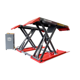 PODNOŚNIK NOŻYCOWY, PODPROGOWY 3500 KG, MOBILNY 230V