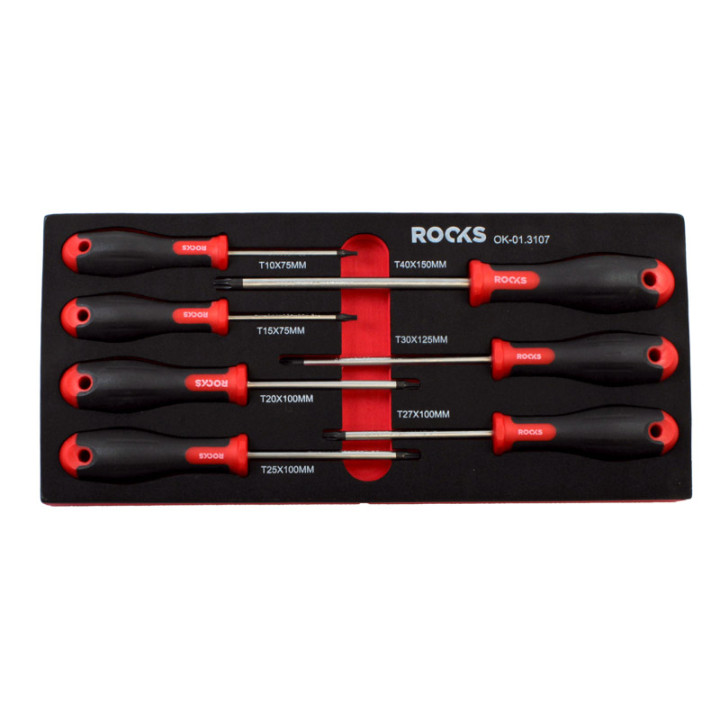 ZESTAW WKRĘTAKÓW TORX, 7 CZ