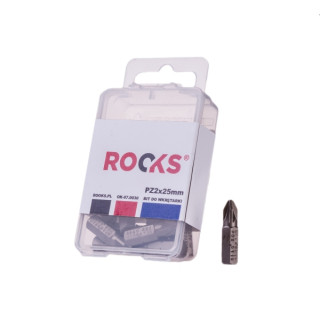 BIT DO WKRĘTARKI 1/4"X 25 MM X PZ2, UDAROWY CVMO-S, KPL 10 CZ.