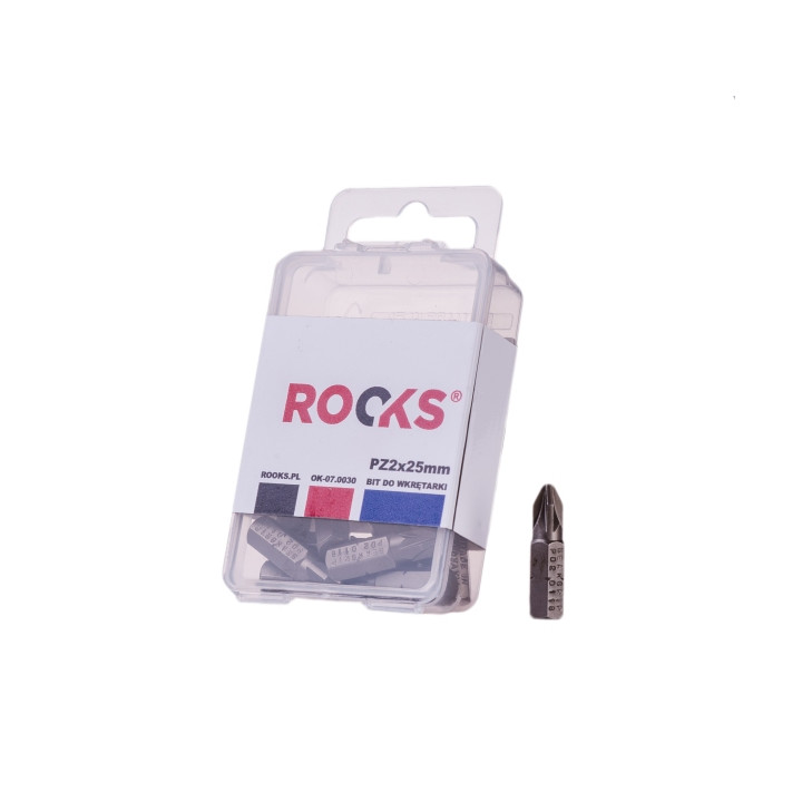 BIT DO WKRĘTARKI 1/4"X 25 MM X PZ2, UDAROWY CVMO-S, KPL 10 CZ.