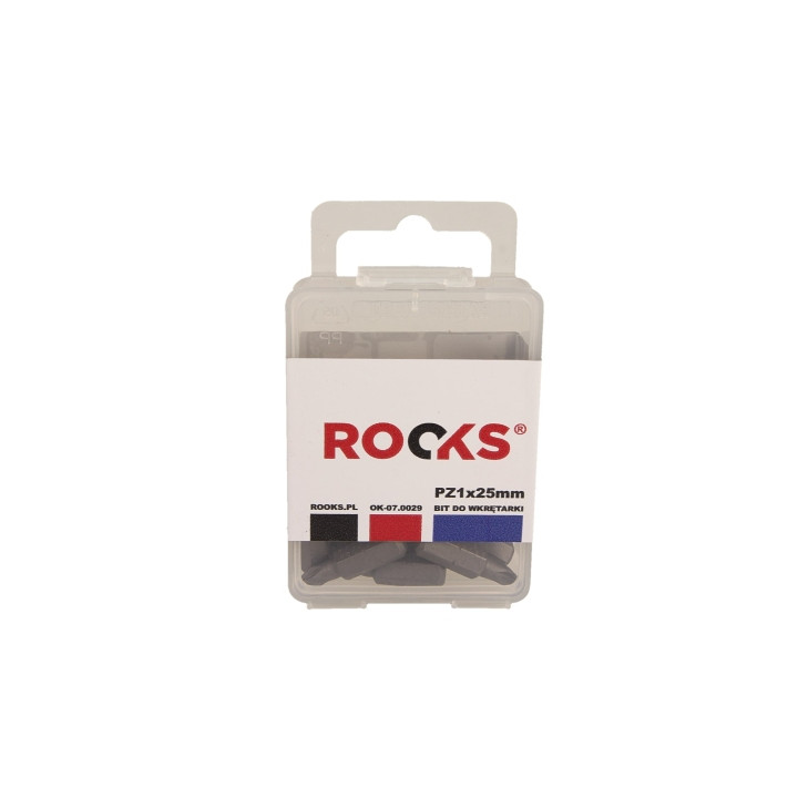 BIT DO WKRĘTARKI 1/4"X 25 MM X PZ1, UDAROWY CVMO-S, KPL 10 CZ.
