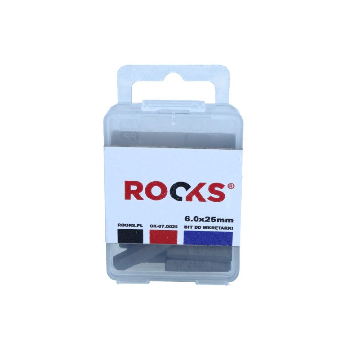 BIT DO WKRĘTARKI 1/4"X 25 MM X HEX 6, UDAROWY CVMO-S, KPL 10 CZ.
