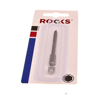 BIT PŁASKO-KRZYŻOWY 1/4" X 70 MM PLUS-MINUS TYPE PZ2/FL6, DIN 3126-F6,3