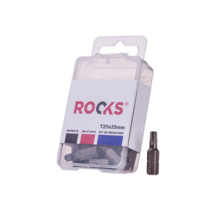 BIT DO WKRĘTARKI 1/4"X 25 MM X T25, UDAROWY CVMO-S, KPL 10 CZ.