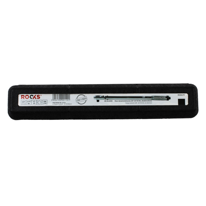 KLUCZ DYNAMOMETRYCZNY 3/8" 20-110NM, DWUKIERUNKOWY