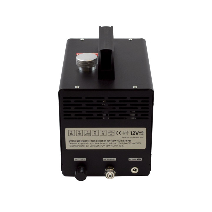 GENERATOR DYMU DO WYKRYWANIA NIESZCZELNOŚCI 12V-65W-6L/MIN-15PSI