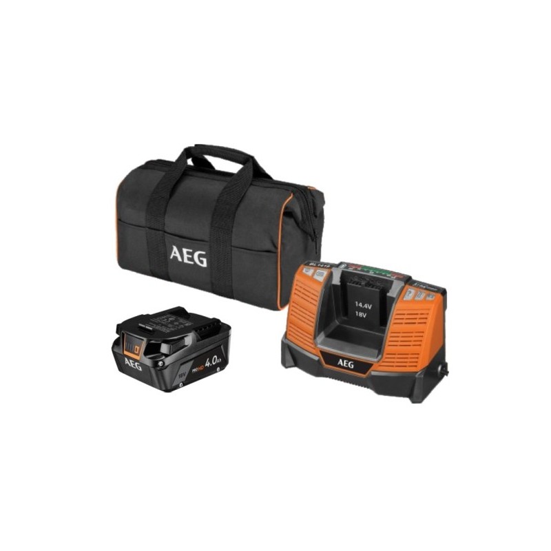 Aeg zestaw 1 x aku 18v 5ah szybka ładowarka torba