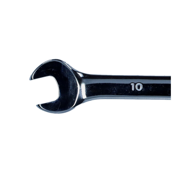 KLUCZ PŁASKO-OCZKOWY 10 MM Z GRZECHOTKĄ