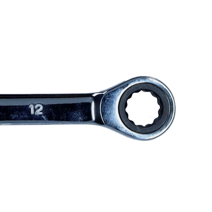 KLUCZ PŁASKO-OCZKOWY 12 MM Z GRZECHOTKĄ