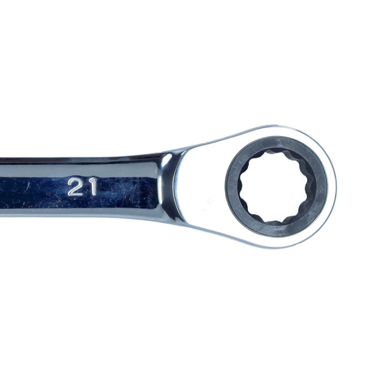 KLUCZ PŁASKO-OCZKOWY 21 MM Z GRZECHOTKĄ