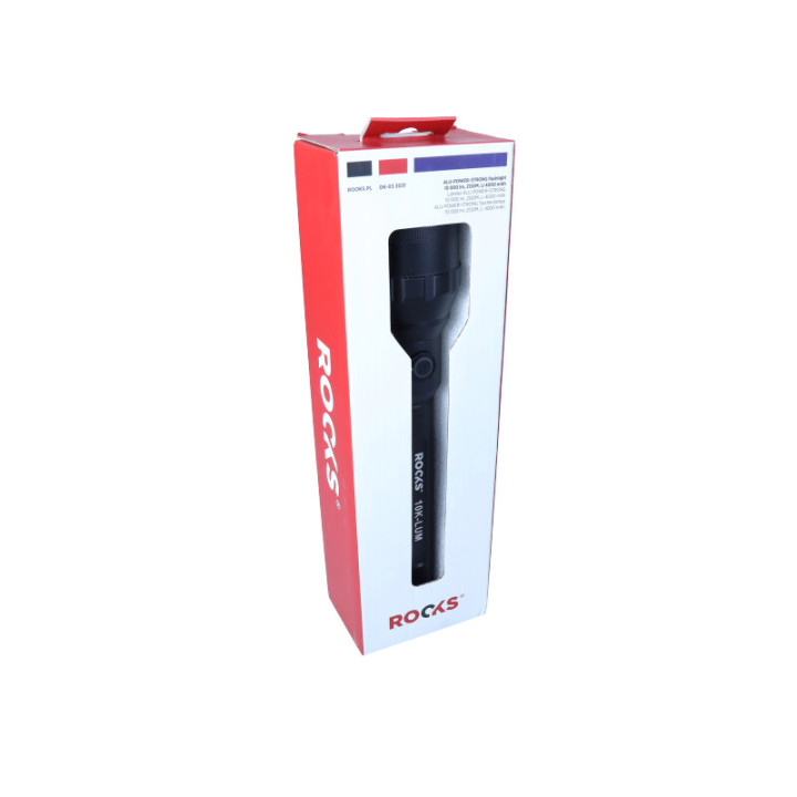 LATARKA ALU-POWER-STRONG 10 000 LUM, ZOOM, LI 4000 MAH