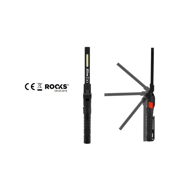 LAMPKA DŁUGOPISOWA, SKŁADANA COB SUPER SLIM 3 W 1, 100 LM