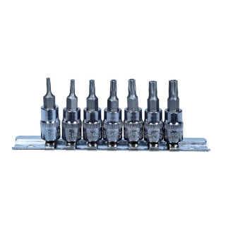 ZESTAW KLUCZY TRZPIENIOWYCH 1/4" TORX-5 SAFE 7 CZ.