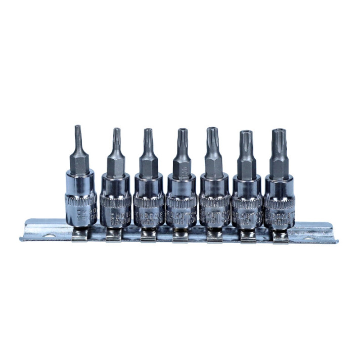 ZESTAW KLUCZY TRZPIENIOWYCH 1/4" TORX-5 SAFE 7 CZ.