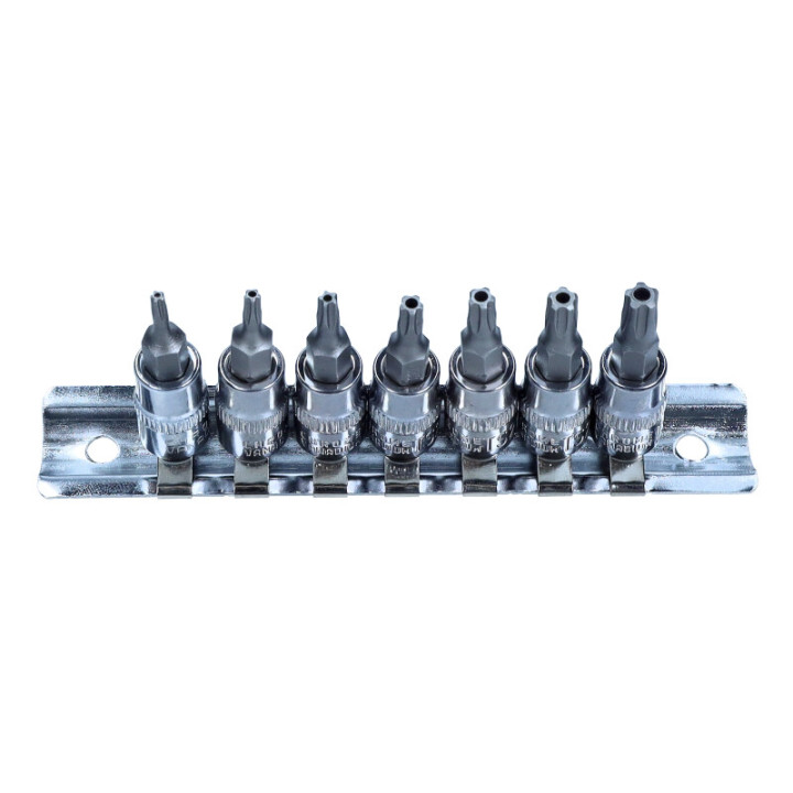 ZESTAW KLUCZY TRZPIENIOWYCH 1/4" TORX-5 SAFE 7 CZ.