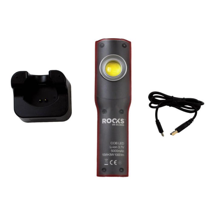 LAMPA WARSZTATOWA COB LED, 10+3W, 1000 LM