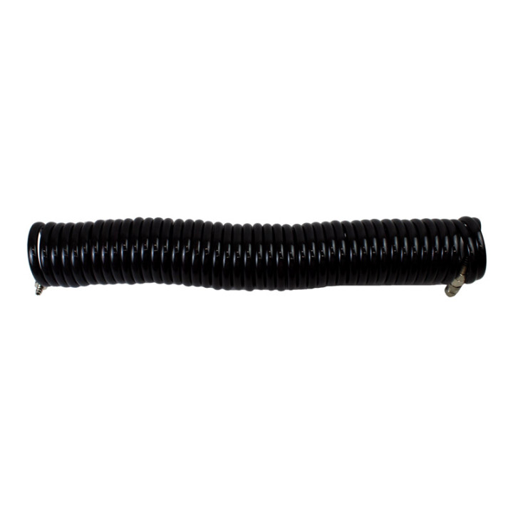 PRZEWÓD PNEUMATYCZNY, SPIRALNY PU ZE ZŁĄCZAMI, 16X10, 15M, 12 BAR