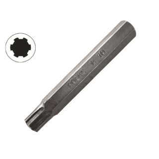 BIT 10 MM (3/8" ) RIBE M6 X 75 MM, 73MOV5-2 (S2)