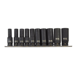ZESTAW NASADEK UDAROWYCH DŁUGICH ,6-KĄT 1/2", 10 CZ, 10-24 MM