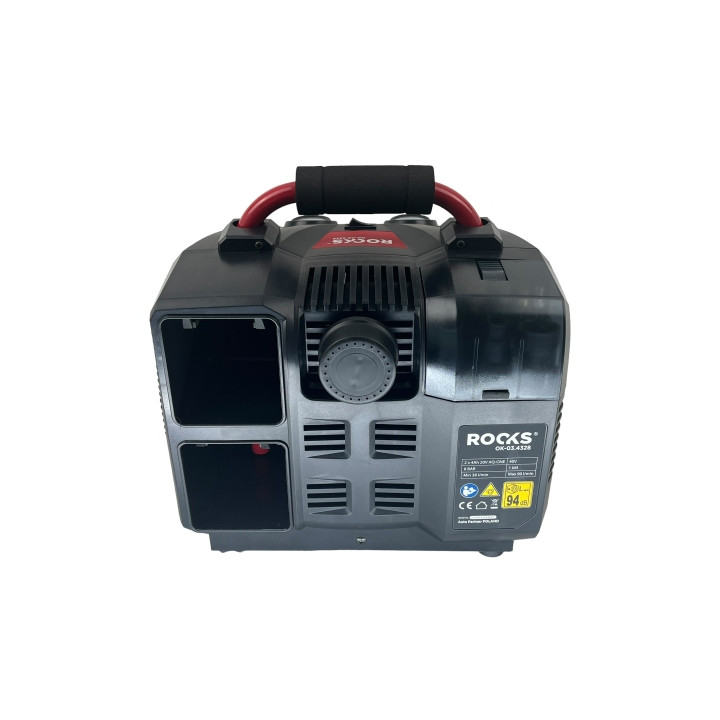 20V AQ-ONE KOMPRESOR 6L - 1 KM - 8 BAR - 40 V, KPL Z AKUMULATOREM 2 X 4 AH