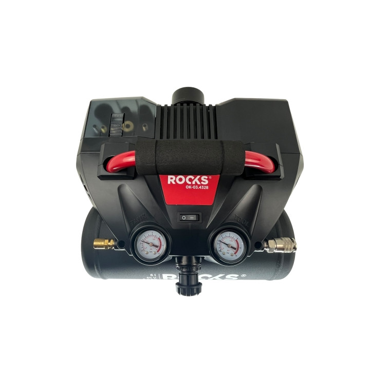 20V AQ-ONE KOMPRESOR 6L - 1 KM - 8 BAR - 40 V, KPL Z AKUMULATOREM 2 X 4 AH