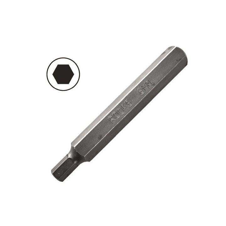 LONG BIT 10 MM (3/8" ) HEX 7 MM X 75 MM, S2