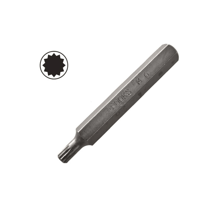 LONG BIT 10 MM (3/8" ) SPLINE M10 X 75 MM, S2